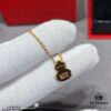 692fd93b99f2d84055c8ae12 Kirin Mini Diamond Red Gourd Necklace, Stylish and Versatile with Thick Gold Plating, Real Gold Feel, Eight Hearts and Eight Arrows High-Carbon Diamond, Small and Exquisite
