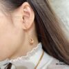 692fd93e99f2d84055c8ae18 Kirin Mini Diamond Red Gourd Earrings, High Aesthetic Appeal, Excellent Fit, Versatile Design, Thick Gold Plating with Real Gold Texture, Eight-Heart Eight-Arrow High-Carbon Diamonds, Small and Exquisite