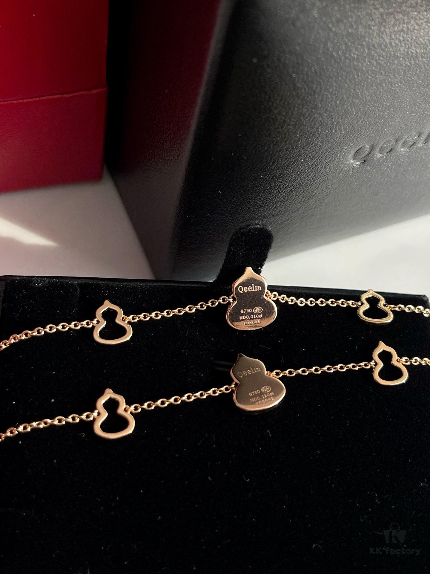 Large Gourd Necklace and Bracelet Set