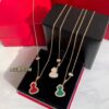 Q*EELIN Kirin 2023 New Chinese Style Red Agate Gourd Necklace/Bracelet/Earrings/Ring Collection