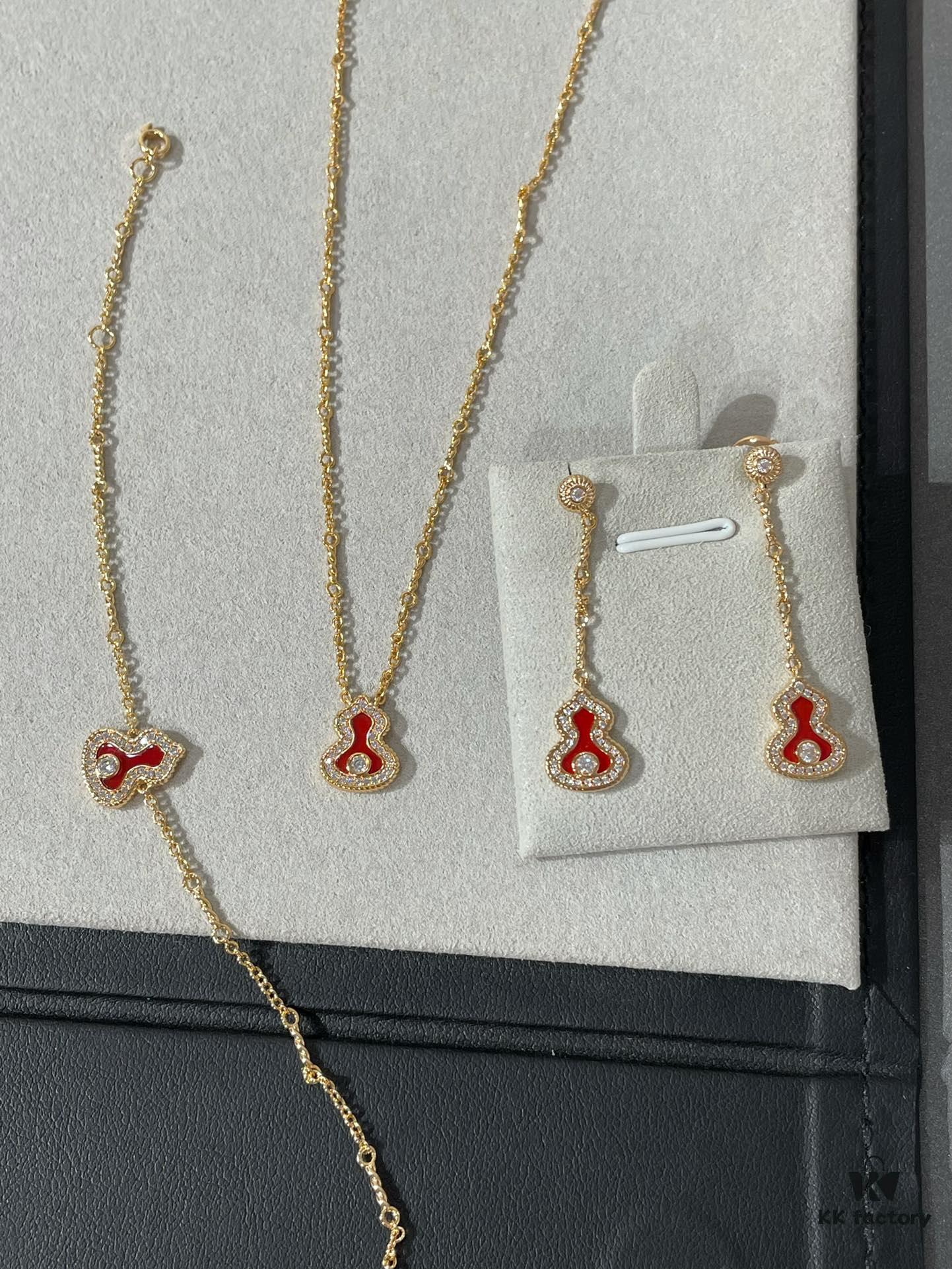 692fd98699f2d84055c8ae81 Lucky Red New Year • Qilin Wulu Mini Gourd Pendant (In Stock, Logo Complete)