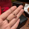 692fd9a699f2d84055c8aeb8 High-Grade Red Agate Pendant with Diamond Accents, Symbolizing Peace, Good Fortune, and Happiness