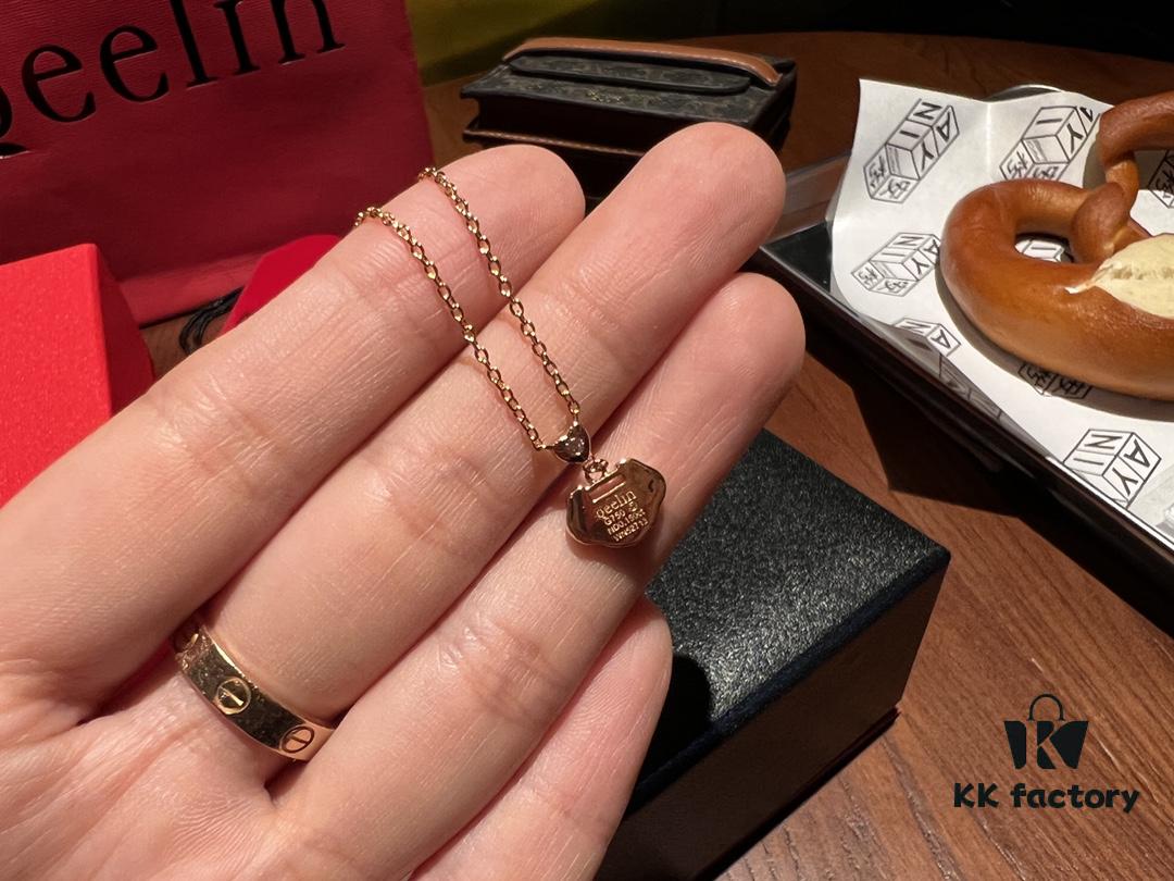 692fd9a999f2d84055c8aebd High-Grade Red Agate Pendant with Diamond Accents, Symbolizing Peace, Good Fortune, and Happiness