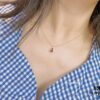 This gourd pendant is such a delightful surprise—small, exquisite, and elegantly simple with a touch of Chinese style; the green tone is incredibly flattering. It's perfect for wearing all year round, and the delicate sparkling crystals are absolutely beautiful!
