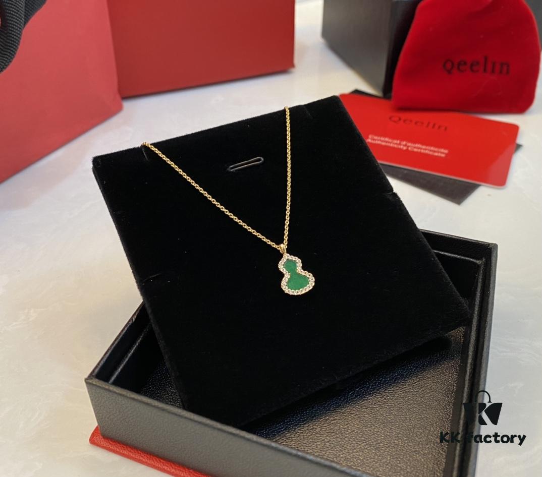 692fd9c299f2d84055c8aee8 Real Green Jade Gourd Pendant, Symbolizing Blessings, Prosperity, and Good Fortune
