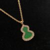 692fd9cd99f2d84055c8aef8 Green Jade Gourd Necklace