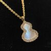 White is White Mother-of-Pearl, which is perfectly translucent when viewed against the light, with iridescent hues shifting from different angles—ethereal and romantic!