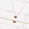 692fda2a99f2d84055c8af60 Qeelin Kirin Yu Yi Series Red Agate Necklace-Bracelet, Good Fortune Lock Design