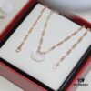 692fda3599f2d84055c8af6d Kirin Auspicious Lock White Agate Necklace