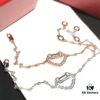 692fda3799f2d84055c8af6f Exclusive Launch Premium Craftsmanship Qeelin Auspicious Ruyi Lock Pendant Bracelet & Necklace Set in 925 Silver with Eight Hearts and Arrows High-Carbon Diamonds in White and Rose Gold
