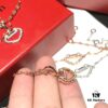 692fda3999f2d84055c8af72 Exclusive Launch Premium Craftsmanship Qeelin Auspicious Ruyi Lock Pendant Bracelet & Necklace Set in 925 Silver with Eight Hearts and Arrows High-Carbon Diamonds in White and Rose Gold