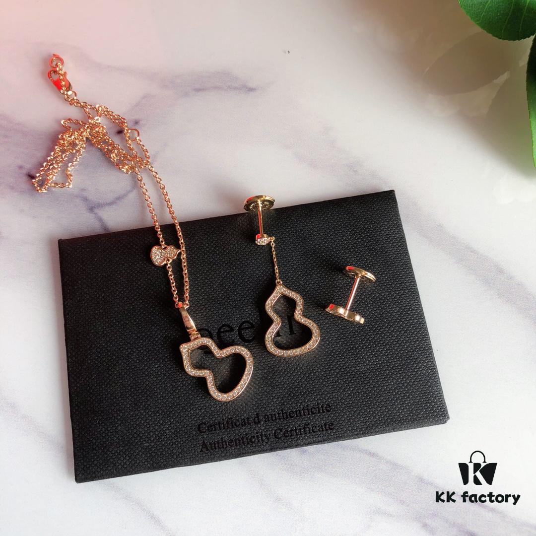692fda4899f2d84055c8af86 Kirin Gourd Necklace, High Aesthetic Appeal, Excellent Fit, Versatile Design, Thick Gold Plating with Real Gold Texture, Eight-Heart Eight-Arrow High-Carbon Diamond, Small and Exquisite