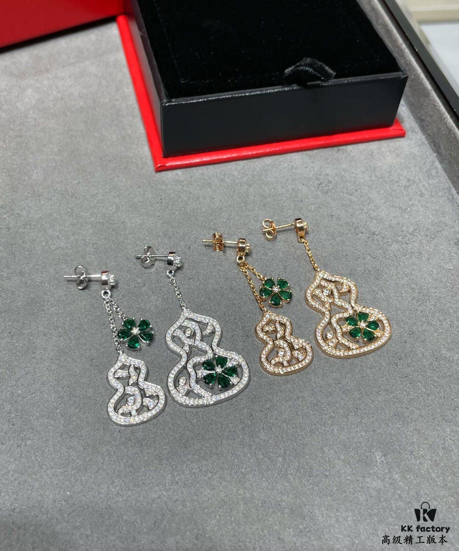 692fda5199f2d84055c8af90 Qeelin Wulu Lace Enamel Earrings