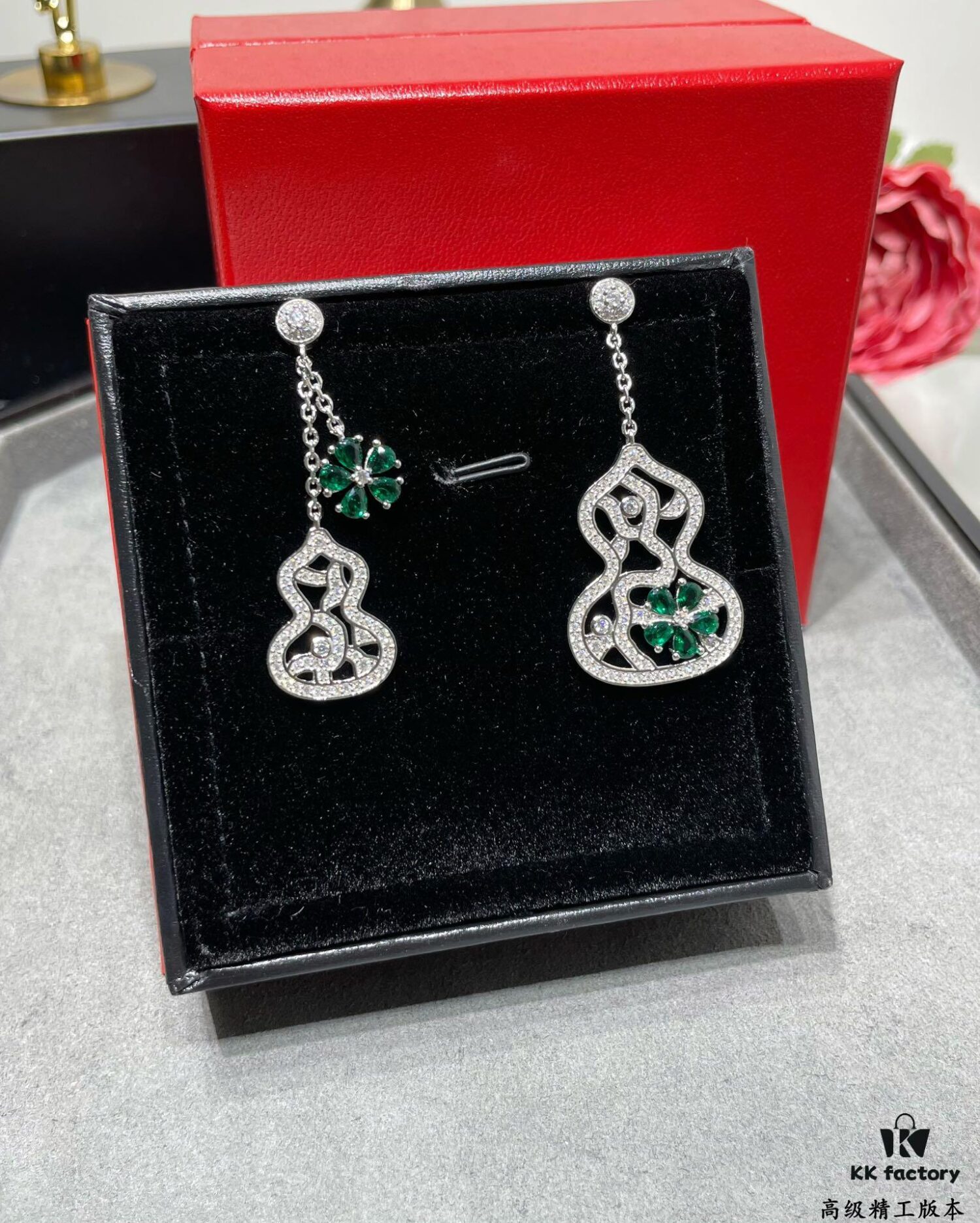692fda5599f2d84055c8af94 Qeelin Wulu Lace Enamel Earrings