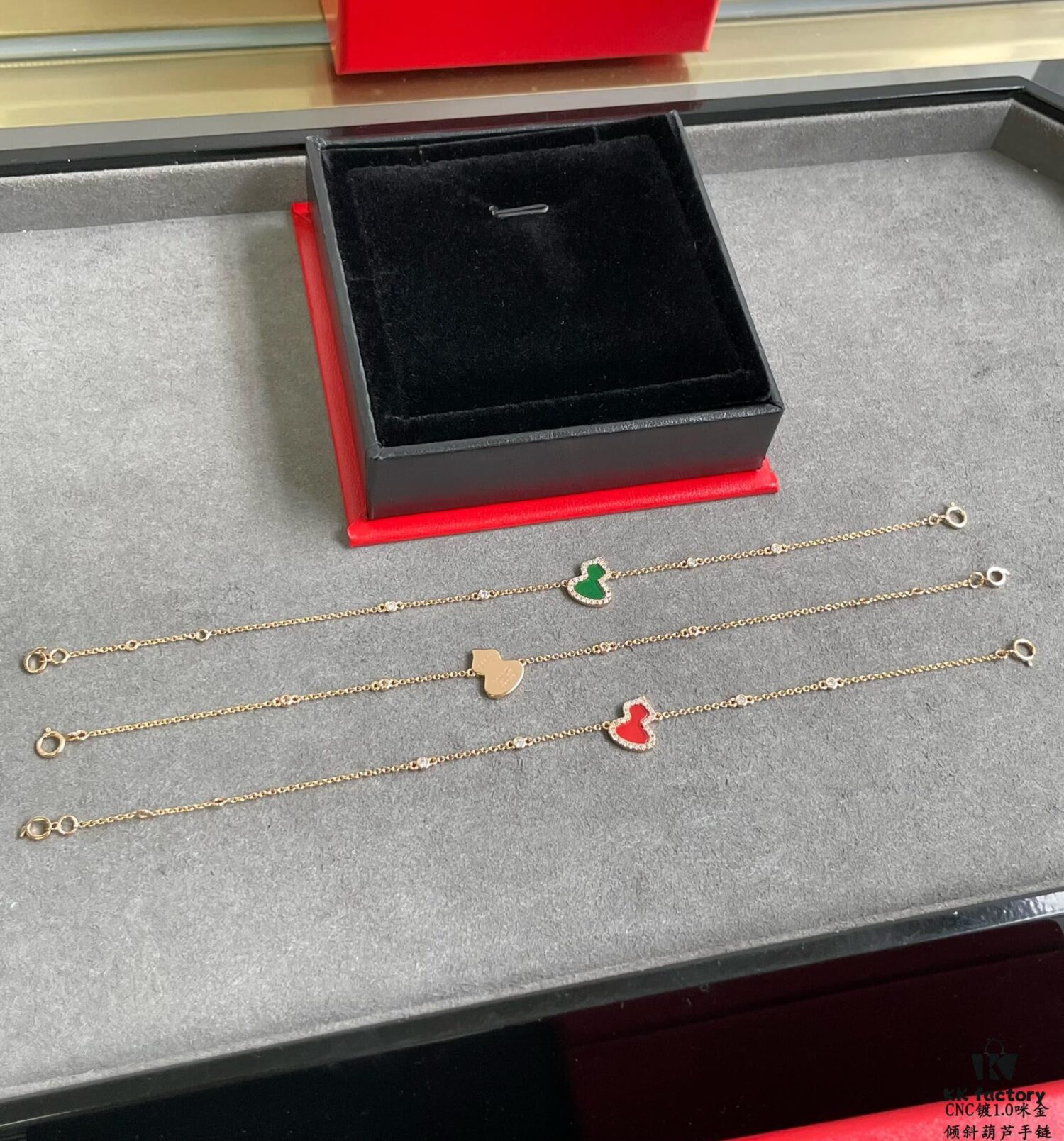 692fda6999f2d84055c8afaa Kirin Tilted Gourd Bracelet, Stylish and Versatile with Thick Gold Plating and High-Carbon Brilliant Cut Zircon