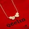 692fda7999f2d84055c8afc3 Double Gourd Necklace, symbolizing mutual love and double blessings with its twin gourd design