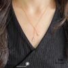 692fda7c99f2d84055c8afc8 V Gold Material Qeelin Wulu Mini Pink Sapphire Double Gourd Necklace