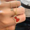 692fdaa099f2d84055c8aff9 Exquisitely Crafted Gourd Pendant Necklace with Hand-Set Stones in V-Gold