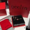 692fdac899f2d84055c8b034 Qeelin Qilin Gourd Red Agate Bracelet and Earrings Set