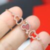 692fdadc99f2d84055c8b055 Qeelin Lucky Red Gourd Bracelet with Three Gourds
