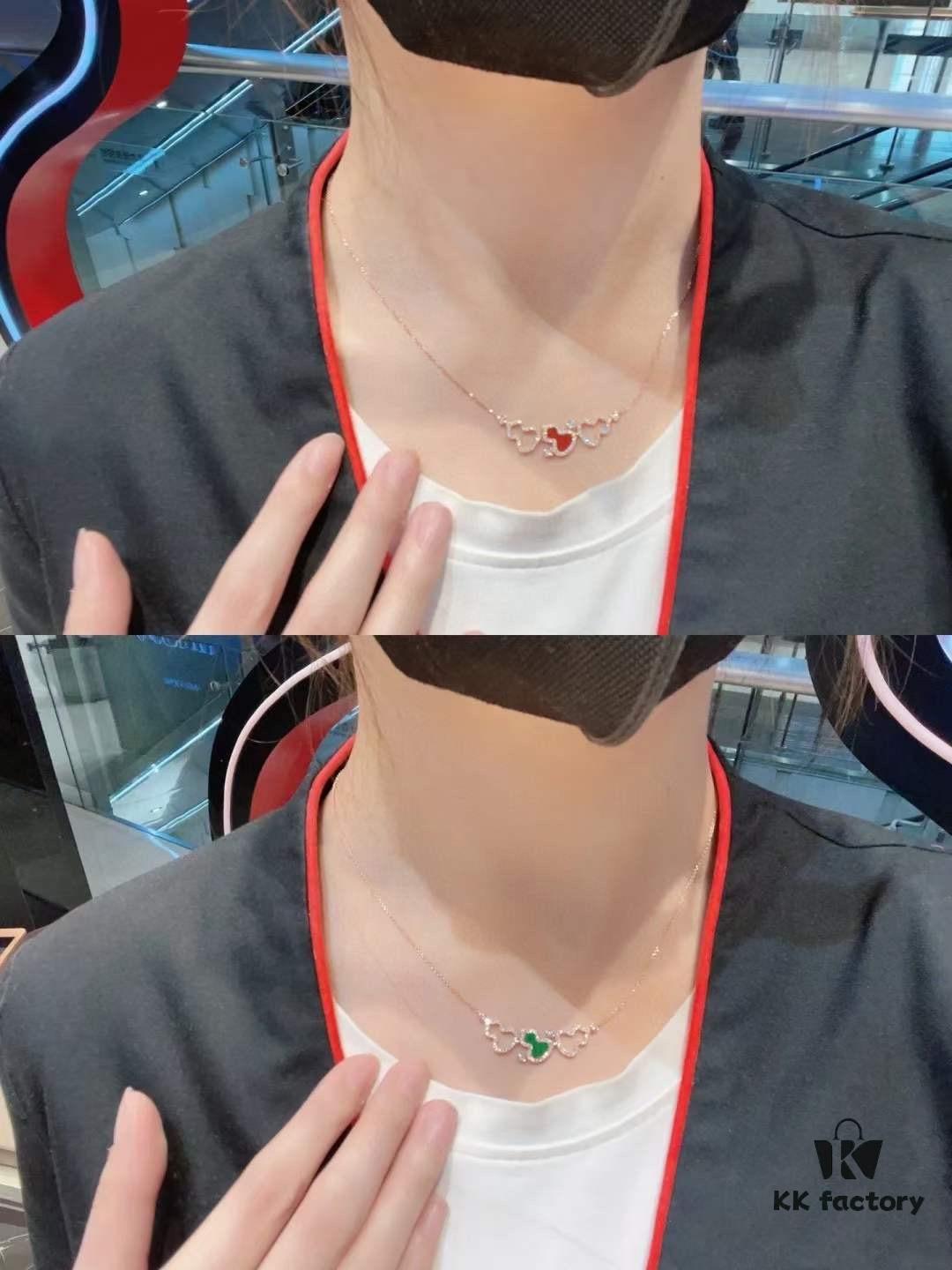 692fdade99f2d84055c8b058 New Arrival💗 Qeelin Wulu Three Red Gourds Pendant Necklace