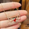 692fdadf99f2d84055c8b05a New Arrival💗 Qeelin Wulu Three Red Gourds Pendant Necklace