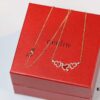 692fdae199f2d84055c8b05f New Arrival💗 Qeelin Wulu Three Red Gourds Pendant Necklace