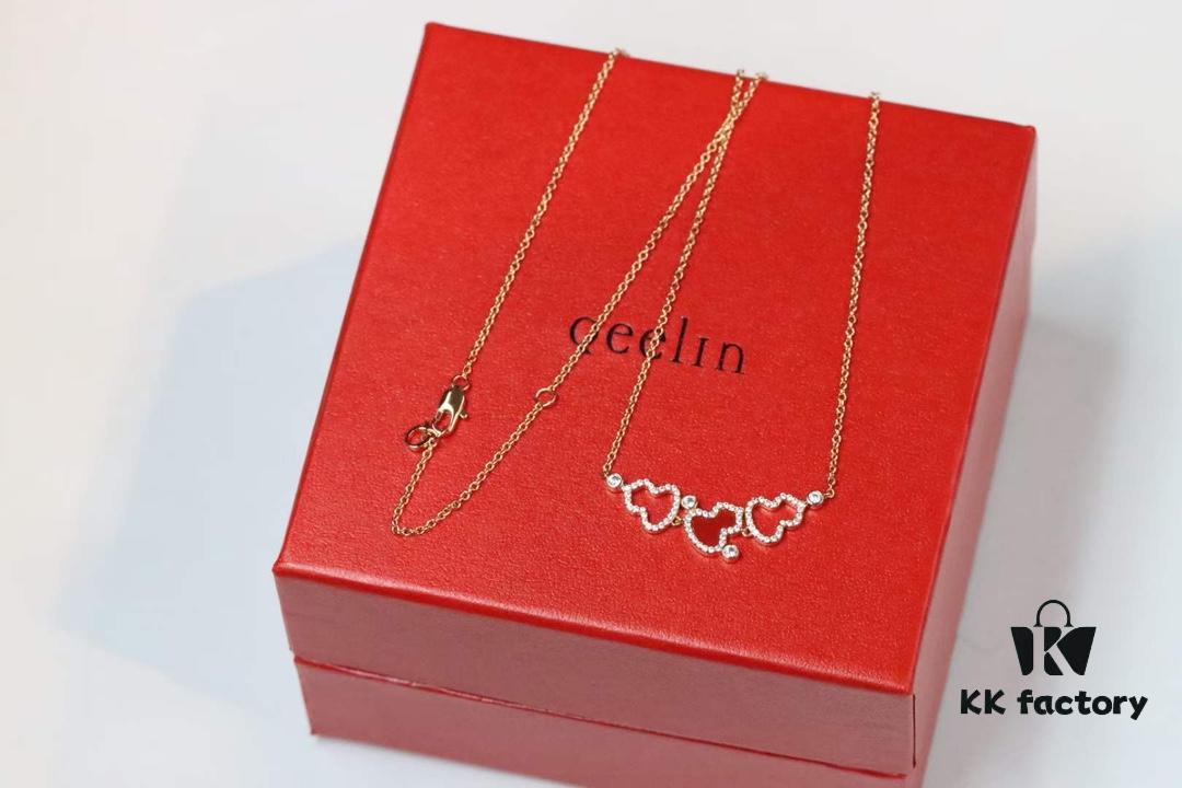 692fdae199f2d84055c8b05f New Arrival💗 Qeelin Wulu Three Red Gourds Pendant Necklace