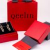 Qeelin Kylin Hollow Three Gourd Stud Earrings