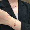 692fdaea99f2d84055c8b06c Red & Diamond Wulu Kylin Double Gourd Bracelet 🌹 Adorable Design 😍 Elegant Silhouette with Simple Lines 🥰 Highly Elegant 😊 Qeelin x Rebecca Exclusive Limited Edition