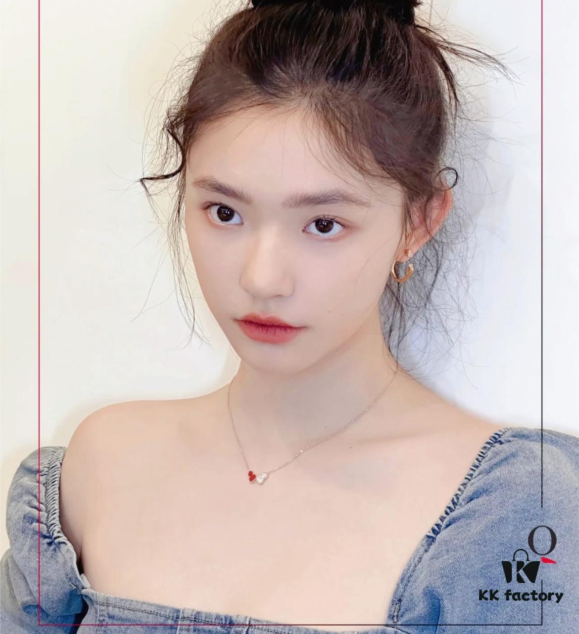 692fdaef99f2d84055c8b074 Qeelin x Lebekah Exclusive Limited Edition Red + Diamond Wulu Kylin Double Gourd Necklace 🌹 Adorable Design, Elegant Silhouette