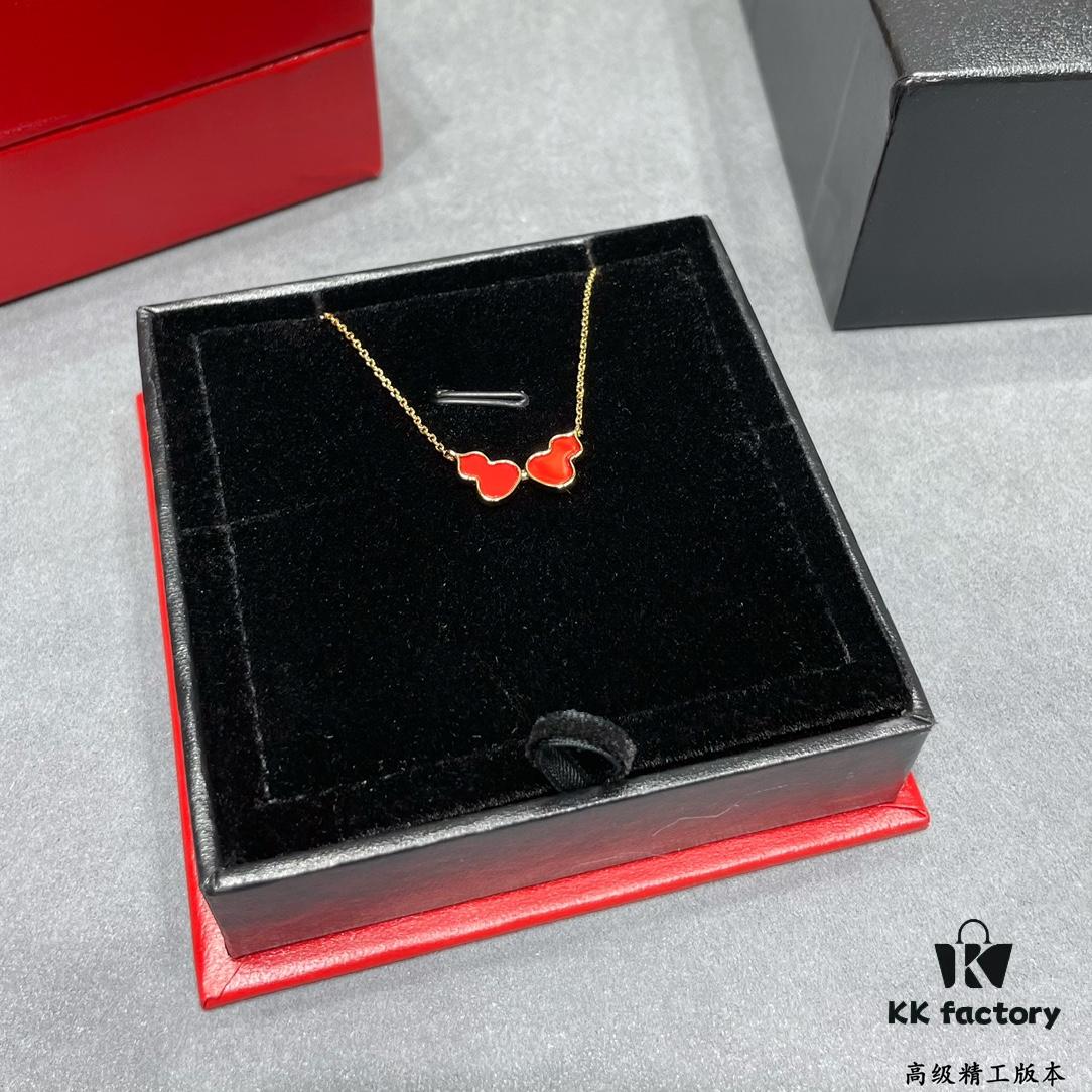692fdaf699f2d84055c8b07f wulu Double Gourd Necklace 🌹 Adorable Design 😍 Elegant Silhouette with Minimalist Lines 🥰 Exclusively Launched by Qeelin x Rebecca, Limited Edition