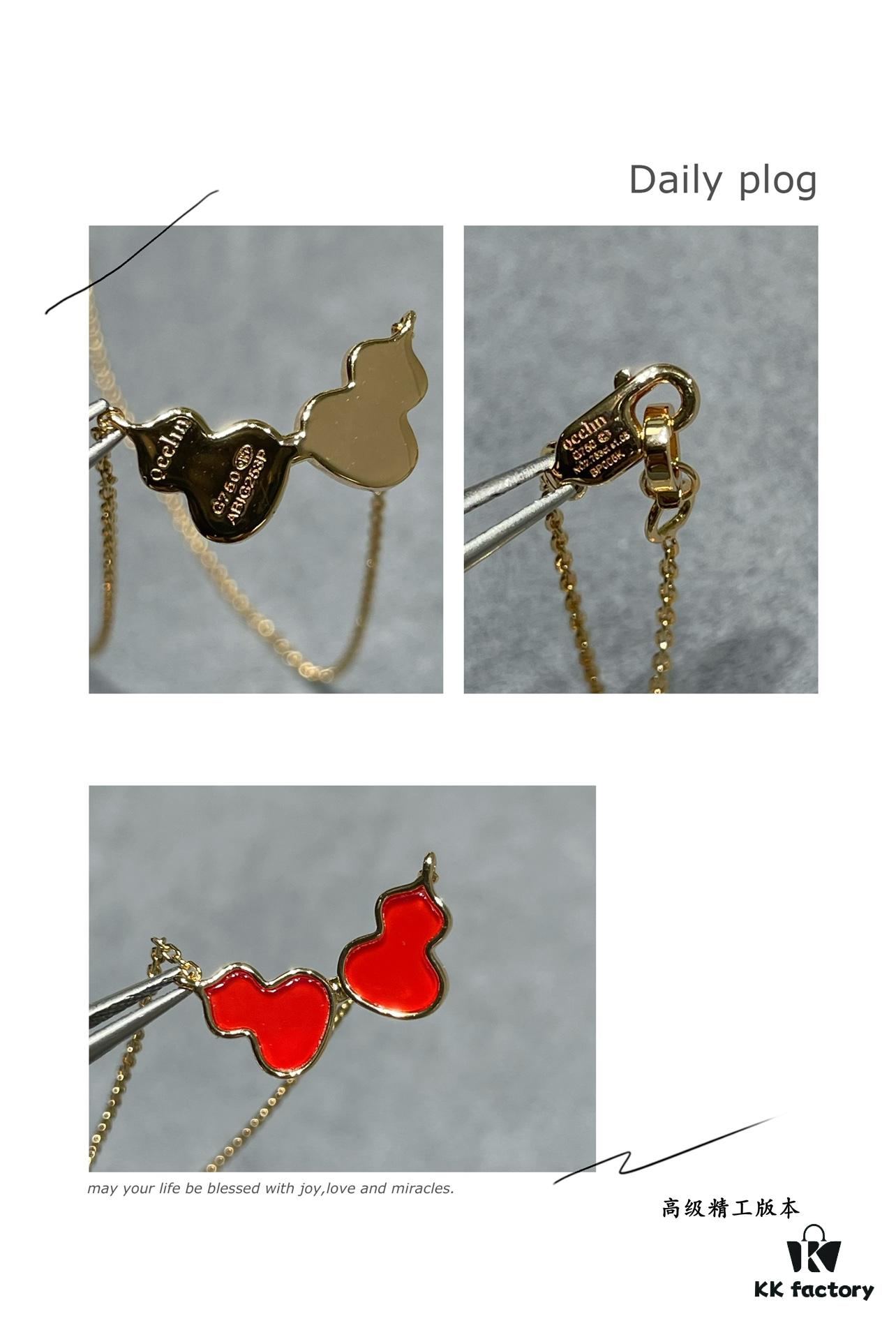 692fdaf899f2d84055c8b081 wulu Double Gourd Necklace 🌹 Adorable Design 😍 Elegant Silhouette with Minimalist Lines 🥰 Exclusively Launched by Qeelin x Rebecca, Limited Edition