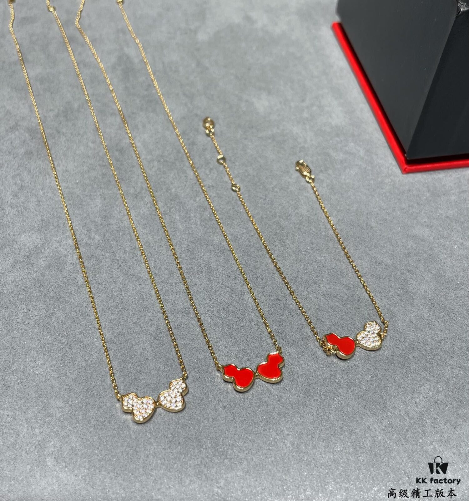 692fdaf899f2d84055c8b082 wulu Double Gourd Necklace 🌹 Adorable Design 😍 Elegant Silhouette with Minimalist Lines 🥰 Exclusively Launched by Qeelin x Rebecca, Limited Edition