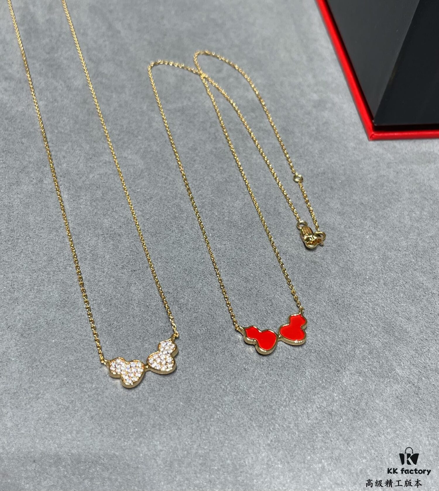 692fdaf999f2d84055c8b084 wulu Double Gourd Necklace 🌹 Adorable Design 😍 Elegant Silhouette with Minimalist Lines 🥰 Exclusively Launched by Qeelin x Rebecca, Limited Edition