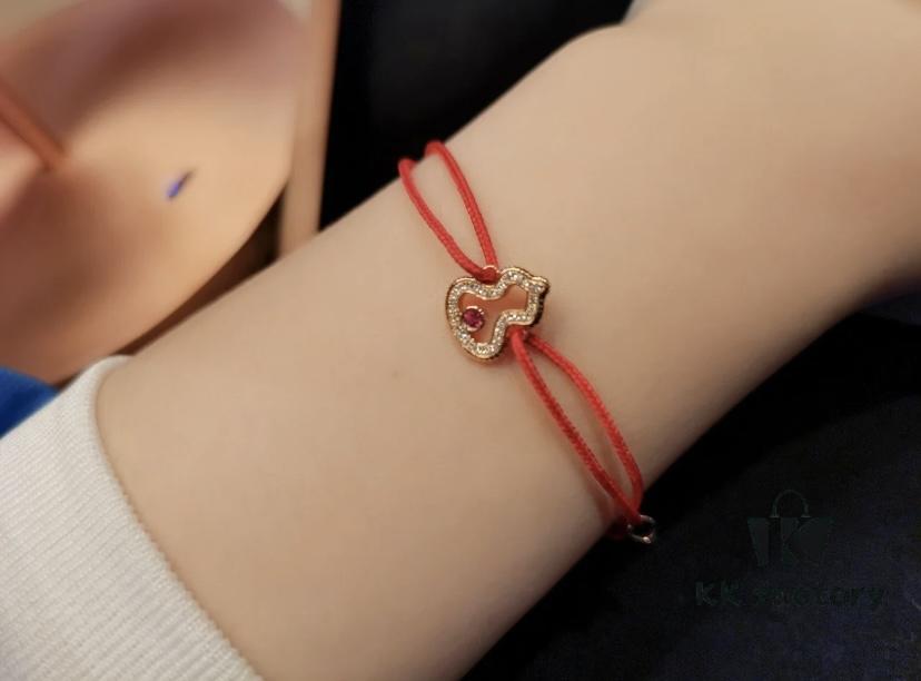 692fdb0099f2d84055c8b08c Qeelin Wulu Red String Bracelet, Exclusive Limited Edition in Collaboration with Rebecca