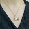 692fdb3899f2d84055c8b0e4 Kirin Goldfish Necklace, New Arrival from Boutique, Featuring Agate Body with Encapsulated Design and Expert Diamond Paving for a Vivid, Lifelike Appearance
