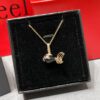 692fdb3d99f2d84055c8b0ea Kirin Goldfish Necklace, New Arrival from Boutique, Featuring Agate Body with Encapsulated Design and Expert Diamond Paving for a Vivid, Lifelike Appearance