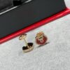 692fdb4a99f2d84055c8b0fa V Gold Plated Mi Gold 15514230 Kirin Premium Red Agate Ruyi Lock Stud Earrings ✨ A Perfect Blend of Fashion and Tradition