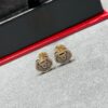 692fdb4f99f2d84055c8b100 Kirin Natural Gray Shell Ruyi Lock Stud Earrings ✨ A Unique Blend of Fashion and Tradition, Hand-Micro-Paved with High-Carbon Brilliant-Cut Diamonds, Thick Gold Plating