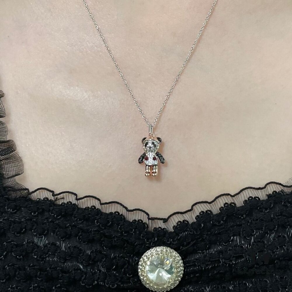 692fdb5399f2d84055c8b106 Qeelin Bobo Panda Necklace with Hat, Exquisitely Crafted