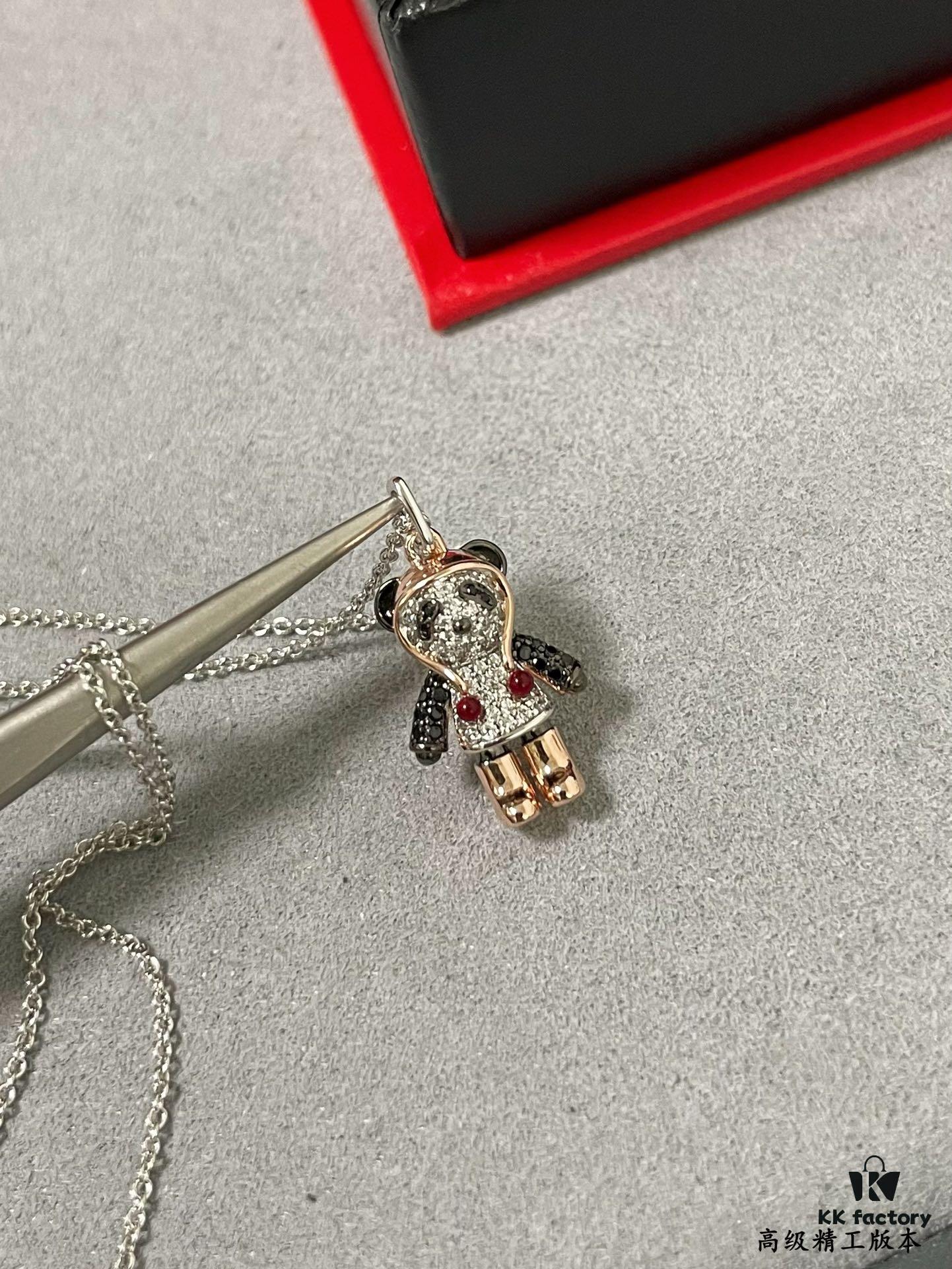 692fdb5699f2d84055c8b108 Qeelin Bobo Panda Necklace with Hat, Exquisitely Crafted