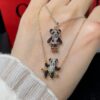 692fdb5799f2d84055c8b10a Qeelin Bobo Panda Necklace with Hat, Exquisitely Crafted