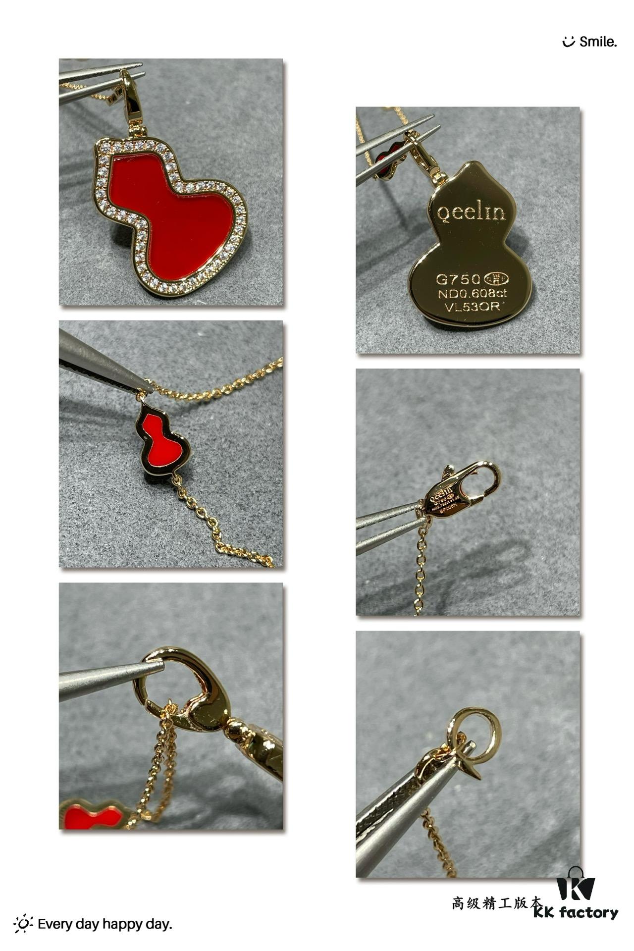 692fdb7999f2d84055c8b139 Detachable Pendant) Qeelin Qilin Mini 8 Gourd Necklace 🌹 Adorable Design 😍 Elegant Silhouette with Minimalist Lines 🥰 Sophisticated and Charming 😊 Qeelin x Libekka Exclusive Limited Edition – How to Style It for a Winter Vibe