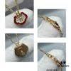692fdb7d99f2d84055c8b142 Kirin Red-Edged Full-Pave Lucky Lock Necklace ✨ A Perfect Blend of Fashion and Tradition, Eye-Catching and Unique Design