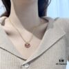 Qeelin Yu Yi Flower Moon Pendant Necklace
