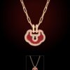 692fdb8b99f2d84055c8b15d ❗️New Arrival❗️ ☀️Qeelin Yu Yi Flower Moon Pendant Necklace
