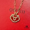 692fdb8c99f2d84055c8b160 ❗️New Arrival❗️ ☀️Qeelin Yu Yi Flower Moon Pendant Necklace