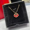 692fdb9199f2d84055c8b167 Kylin Large High-End Red Agate Ruyi Lock Necklace, Combining Fashion and Tradition with Hand-Micro-Inlaid Eight-Heart-Eight-Arrow High-Carbon Diamonds