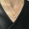 692fdb9299f2d84055c8b16b Kirin Large High-End White Mother-of-Pearl Ruyi Lock Necklace ✨ A Perfect Blend of Fashion and Tradition